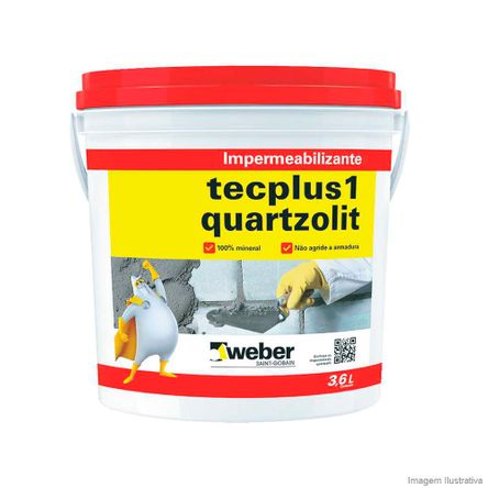 Impermeabilizante Tecplus 3,6 Litros Quartzolit