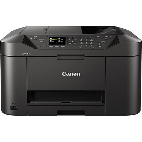 Impressora Multifuncional Canon Maxify MB2010 Jato de Tinta com USB Wi-Fi - Impressora + Copiadora + Scanner + Fax + Conexão Sem Fio