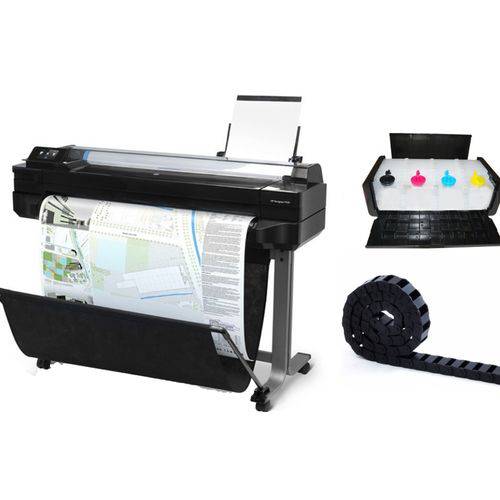 Impressora Plotter Hp Designjet T520 36 com Bulk Ink Instalado