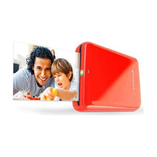 Impressora Polaroid POLMP01R Zip para Foto 2x3" com Bluetooth - Vermelha