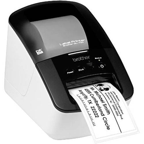 Impressora Térmica Brother QL700 de Etiquetas - USB, Cortador Automático