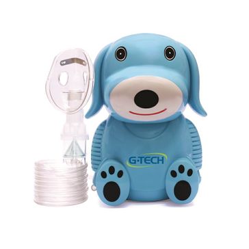 Inalador Nebulizador G-Tech Dog Bivolt Azul