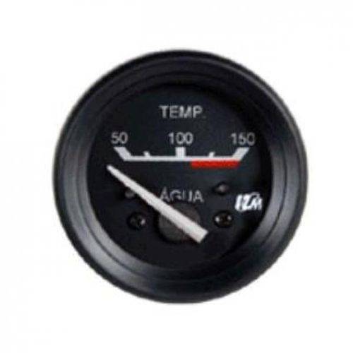 Indicador de Temperatura Água F1000 Relógio 52mm 12v