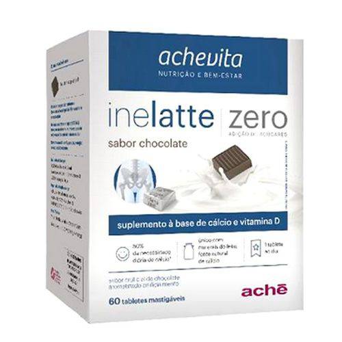 Inelatte Zero Chocolate com 60 Tabletes