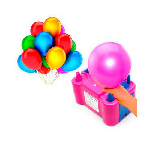 Inflador Bomba de Ar Elétrico para Balões Bexigas