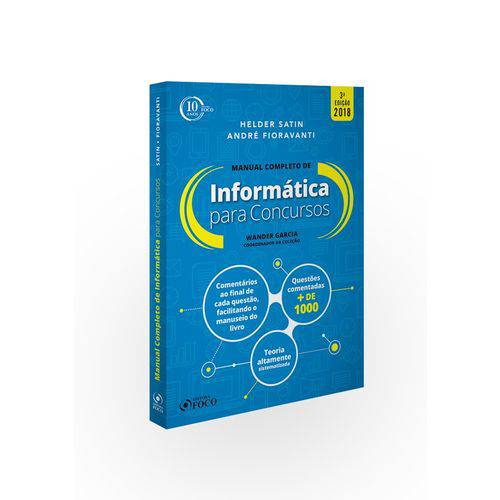 Informática para Concursos - Manual Completo - 3ª Ed - 2018
