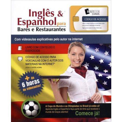 Inglês & Espanhol para Bares e Restaurantes