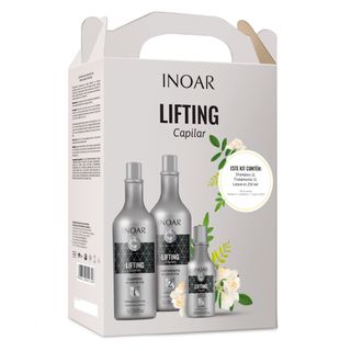 Inoar Lifting Capilar Kit - Shampoo + Tratamento + Leave-In Kit