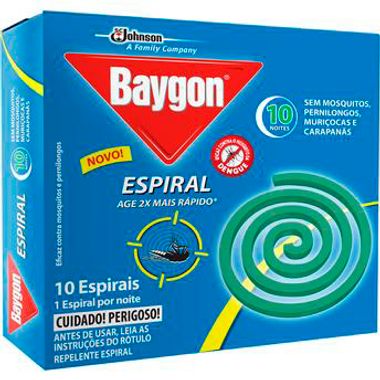 Inseticida Baygon Espiral com 10 Un.