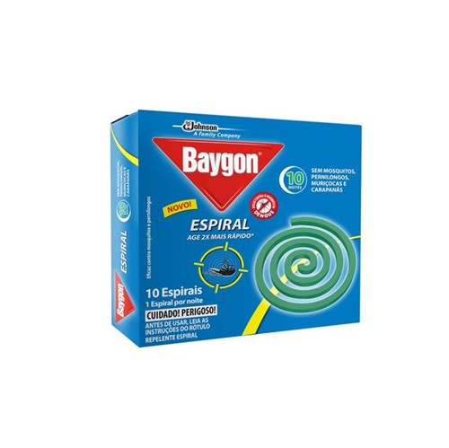 Inseticida Espiral Baygon com 10 Unidades