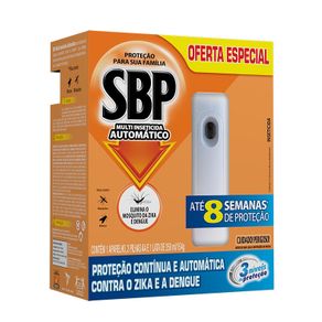 Inseticida SBP Multi Automático Aparelho + Refil Tradicional 250ml