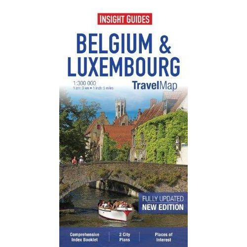 Insight Guides Belgium & Luxembourg Travel Map