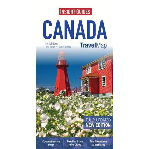 Insight Guides Canada Travel Map