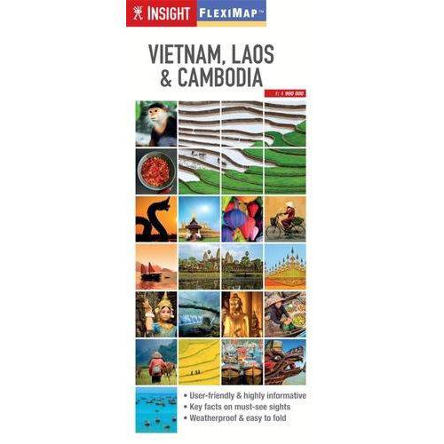 Insight Guides Vietnam, Cambodia & Laos Flexi Map