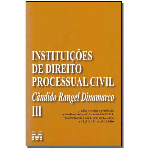 Instituições de Direito Processual Civil-vol.3-7ed/17