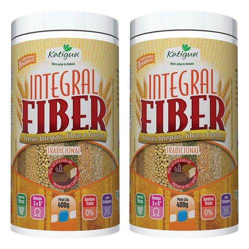 Integral Fiber (fibras) Tradicional - 2x 400 Gramas - Katigua