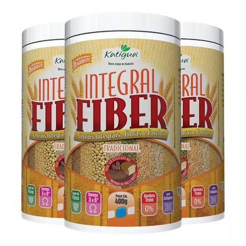 Integral Fiber (fibras) Tradicional - 3x 400 Gramas - Katigua