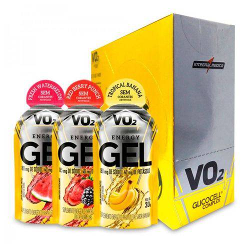 Integralmedica Vo2 Energy Gel Glicocell Complex 1 Caixa Frutas Vermelhas