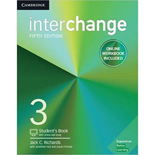 Interchange 3 - Student's Book With Online Self-study And Online Workbook - 5th Edition - Cambridge University Press - Elt