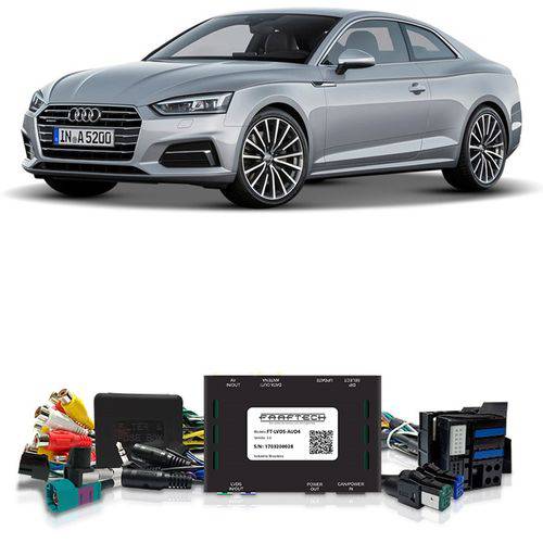 Interface Desbloqueio de Tela Audi A5 2017 a 2018 Faaftech FT LVDS AUD4