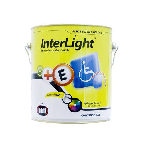 Interlight Piso Indutil 18,0L Preto