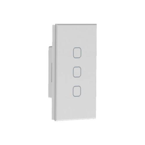 Interruptor Touch 3 Cen/3 CAN Tholz Branco - Automação Resid
