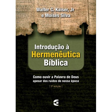 Introdução à Hermenêutica Bíblica