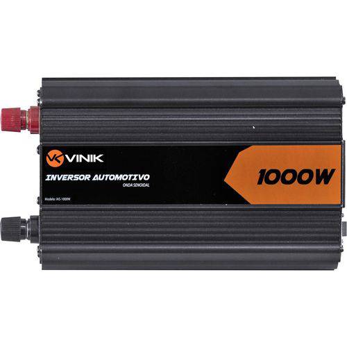 Inversor Automotivo de Corrente Elétrica Senoidal 1000W 12V para 127V Vinik