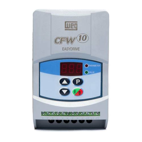 Inversor de Frequência Weg CFW10 Entr Mono 0,5 Cv 2,6A 220V