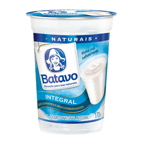 Iogurte Batavo Naturais Integral 170g