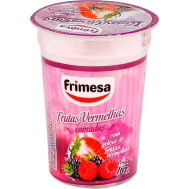Iogurte Bicamadas Frutas Vermelhas Frimesa 165g