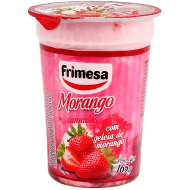 Iogurte Bicamadas Morango Frimesa 165g