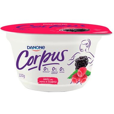 Iogurte de Polpa Sabor Amora e Framboesa Corpus Danone 120g
