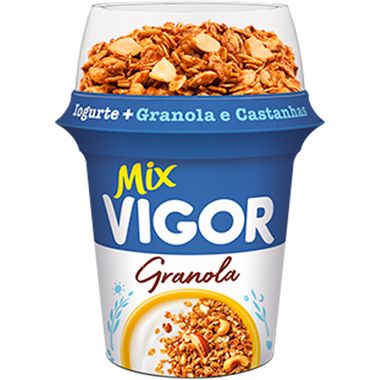 Iogurte Granola com Castanhas Mix Vigor 165g