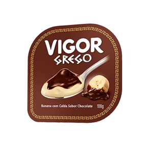 Iogurte Grego Banana com Chocolate Vigor 100g