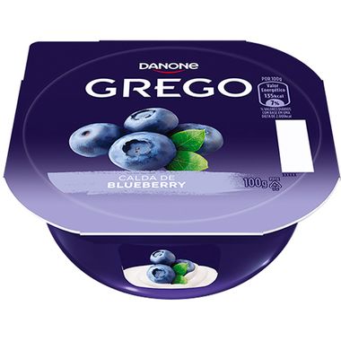Iogurte Grego Blueberry Danone 100g