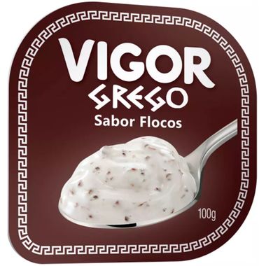 Iogurte Grego Flocos Vigor 100g