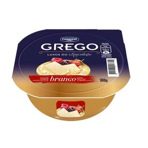 Iogurte Grego Sabor Chocolate Branco com Frutas Vermelhas Danone 100g