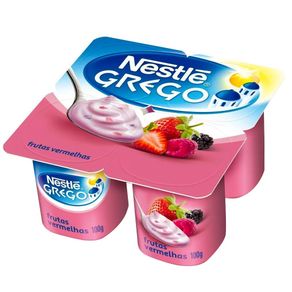 Iogurte Grego Sabor Frutas Vermelhas Nestlé 400g