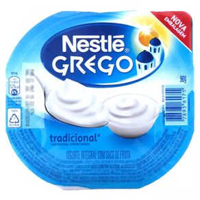 Iogurte Grego Tradicional Nestlé 90g