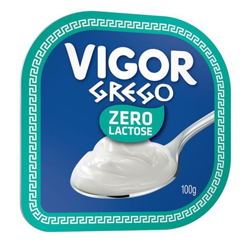 Iogurte Grego Vigor 100g Sem Lactose Tradicional