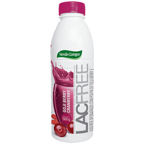 Iogurte LacFree Desnatado Zero Lactose Goji Berry e Cranberry 500g