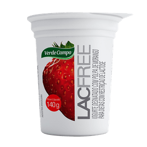 Iogurte LacFree Desnatado Zero Lactose Morango 140g