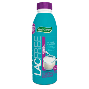 Iogurte LacFree Desnatado Zero Lactose Natural 500g