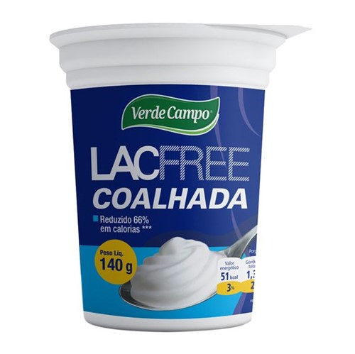 Iogurte Lacfree Natural 140g Coalhada