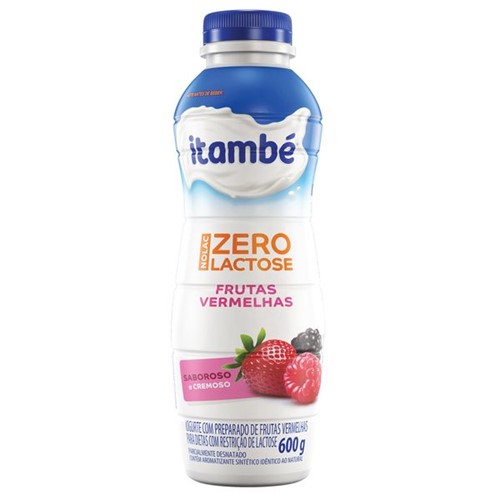 Iogurte Liquido Itambe Nolac 600g Sem Lact Frutas Vermelhas