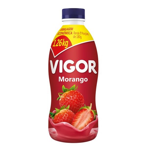Iogurte Liquido Vigor 1260g Morango