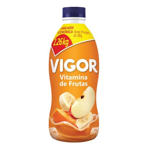 Iogurte Liquido Vigor 1260g Vitamina Frutas