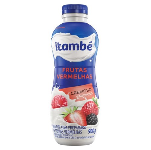Iogurte Liquido Vitambe 900g Frutas Vermelhas