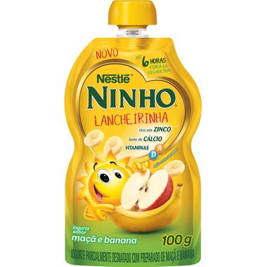 Iogurte Maçã Banana Pouch Ninho 100g